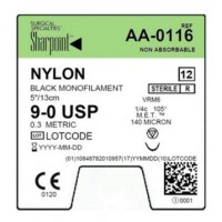 sharpoint_microsuture_aa-0116_suture_with_vrm6_met_needles_9-0_black_nylon 