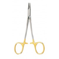 miltex_8-8tc_halsey_tungsten_carbide_needle_holders_drivers_gold_handle_smooth_5_long