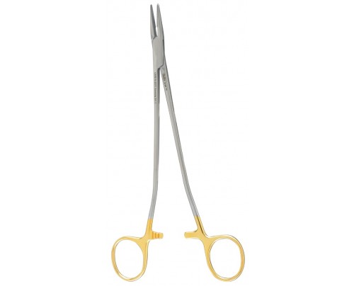 miltex_8-96tc_sarot_tungsten_carbide_needle_holders_drivers_gold_handle_serrated_7.25_long
