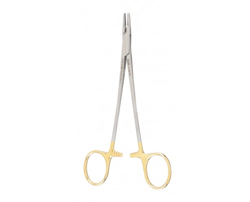 miltex_8-103tc_ryder_tungsten_carbide_needle_holders_drivers_gold_handle_serrated_long