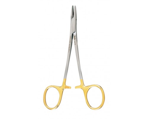 miltex_8-8tc_halsey_tungsten_carbide_needle_holders_drivers_gold_handle_smooth_5_long