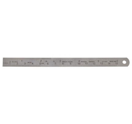 Miltex 18-660 Flexible Stainless Steel Rulers
