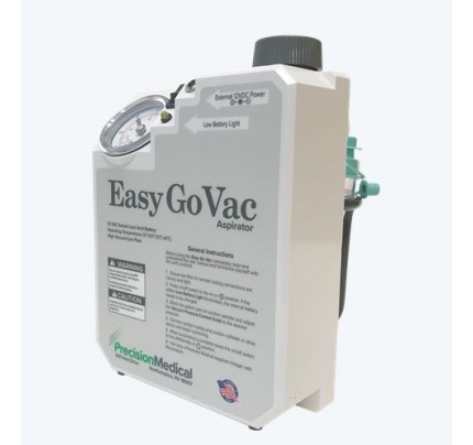 Precision Medical PM65HG EasyGoVac Battery Powered Aspirator