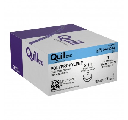 Quill JA-1050Q Barbed Double Armed Polypropylene Suture 