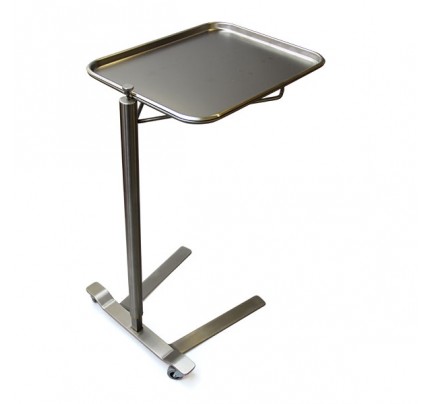Mid Central Medical 760 and 761 Stainless Steel Thumb Operated Mayo Stands