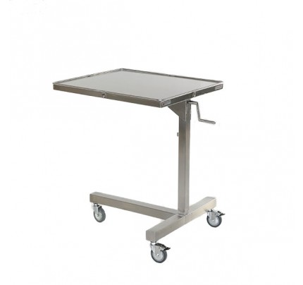 Mid Central Medical 770 and 771 Stainless Steel Ventric Mayo Table 
