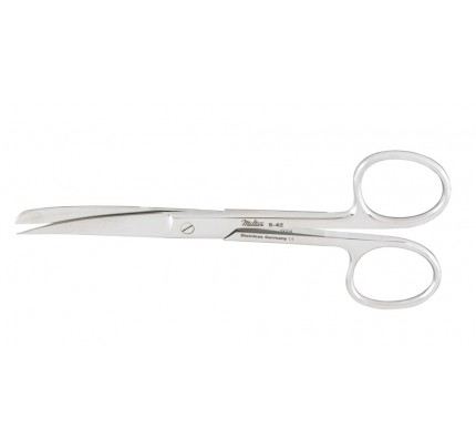 Miltex Operating Scissors Curved Sharp \ Blunt Tips